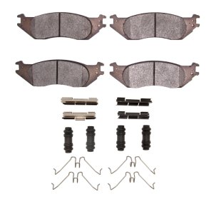Ford E-150 Brake Pads - Front - R1 Concepts - Semi-Met - `04-`06
